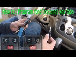 How to : Program ford (Escape) and other ford key fob remotes #fordescape #keyfob
