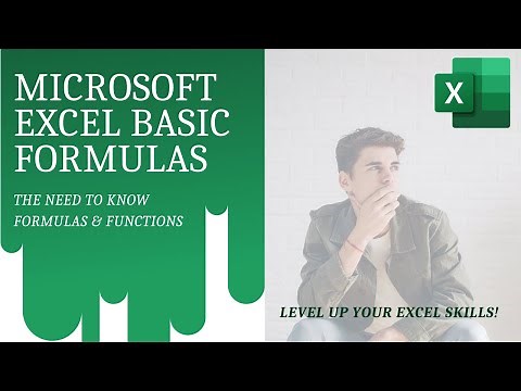 Microsoft Excel Basic Formulas and Functions [Excel Basics for Beginners]