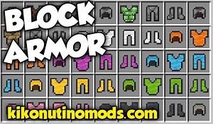 Block Armor Mod para Minecraft 1.16.5 y 1.12.2 I Descarga aqui