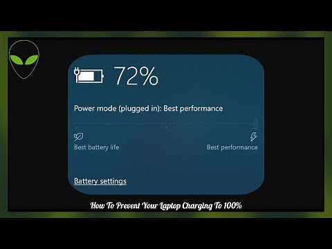 Prevent your Alienware laptop from charging to 100% 👽