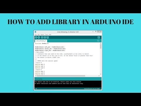 How To Add Zip File Library To Arduino IDE