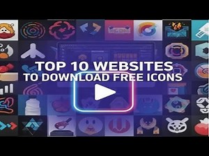 10 Websites to Download FREE Icons for Graphics, Apps, & Plugins (3D, Flat, Animated) #freeicons