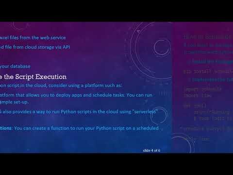 How to Schedule Your Python Script in the Cloud for Daily Data Processing