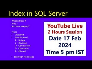 index in sql server | index in sql | indexing in dbms