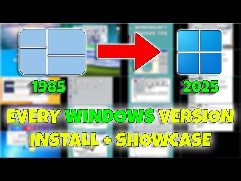 Every Windows Version - Install + Showcase (1985 - 2025)