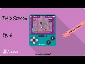 Title Screen-Microsoft MakeCode Arcade Ep.6