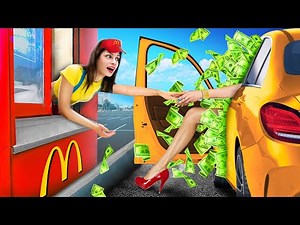 I Was Adopted By Millionaires || Poor Daughter VS Rich Daughter