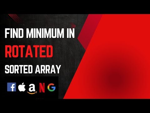 🧠 Master Binary Search: Find Minimum in Rotated Sorted Array | LeetCode 153 Solution