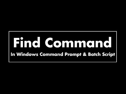 Find Command in Windows Command Prompt with All Switches Explained in Detail with Examples