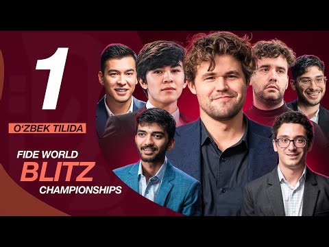 FIDE Butunjahon BLITZ chempionati 2025, 1-kun. Magnus, Fabiano, Aronian, Sindarov, Abdusattorov