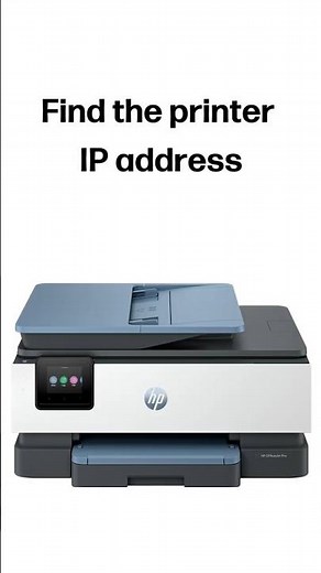 Find the printer IP address #shorts
