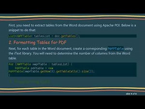How to Copy Tables from Word Document to PDF Document in Java