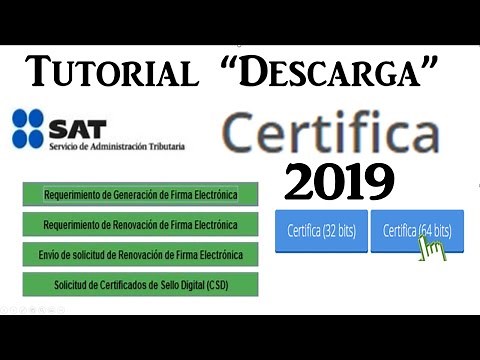 Descarga CERTIFICA SAT 2020 | Tutorial