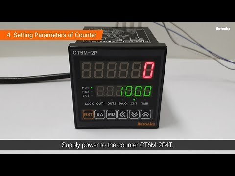 Autonics Tutorial : Using Encoder & Counter - Position Control