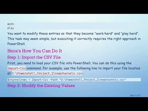 How to Add Text to CSV File Using PowerShell