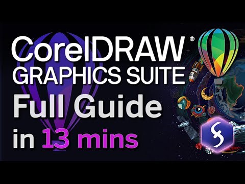 CorelDRAW - Tutorial for Beginners in 13 MINUTES! [ FULL GUIDE ]