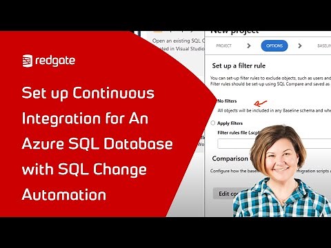 Set Up Continuous Integration for Azure SQL Database with SQL Change Automation