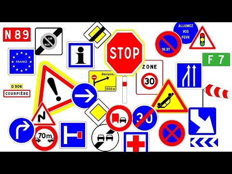 tout les panneau de signalisation routière De Code de la route | 2021- 2020 🚫 permis de conduire⚠️