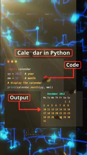 How to Create a Calendar in Python | Step-by-Step Tutorial