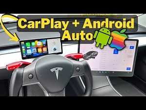 Tesla 9" Touchscreen HD Display ⚡️ Model 3 | Model Y 🔥 CarPlay + Android Auto Instrument Screen
