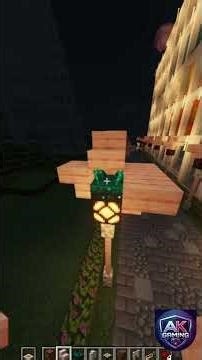 Stop Using Levers! Build This Wireless Light Tower #shorts #minecraft #minecraftbuilding