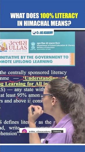 What does 100% Literacy in Himachal means? #hpas