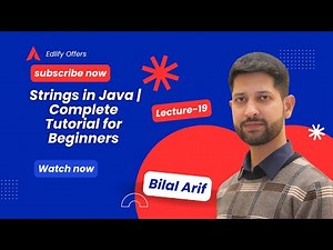 🎓 Lecture 19: Strings in Java | Complete Tutorial for Beginners | Edlify