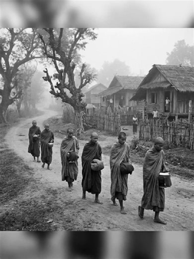 The monks walking for peace today continue an ancient tradition. For centuries, monks have walked in times of unrest — not to accuse, but to calm. Peace has always been practiced quietly, through presence and steady steps. Sometimes peace does not need words. It only needs to be walked. #WalkForPeace #PeaceInMotion #AncientWisdom