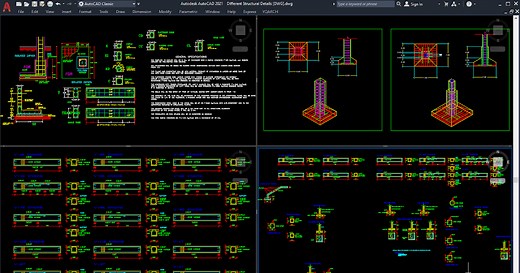 Different Structural Details [DWG]