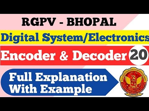 Encoder & Decoder | Encoder | Decoder in Digital System | Digital Electronics