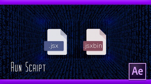【After Effects】スクリプトファイル（.jsx、.jsxbin）を利用する方法と注意点