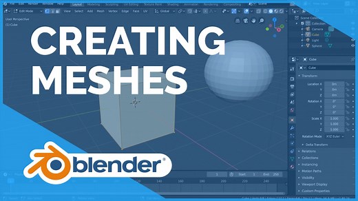 Blender 2.8 Fundamentals: Creating Meshes - Blender Studio