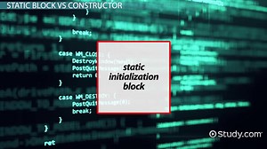 Static Block vs. Constructor in Java