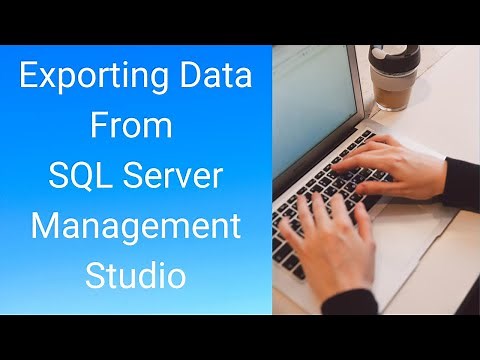 Exporting Data From SQL Server Management Studio