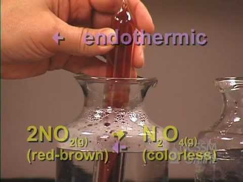 NO2 N2O4 Gas Equilibrium- LeChatelier's Principle Lab Part 4