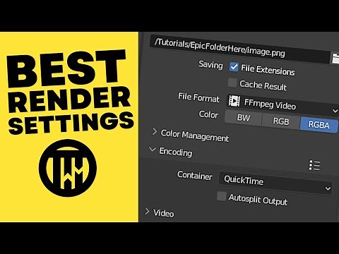 BEST RENDER SETTINGS IN BLENDER (2022)