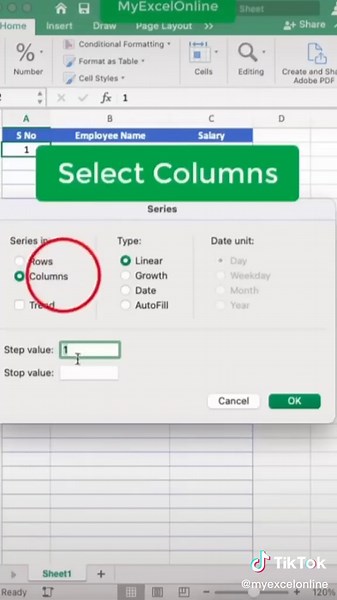 First Ever Excel on Mac Tutorial for Sequential Numbers by MyExcelOnline