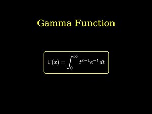 Gamma Function Explained | Factorial Extension, Recurrence, and Γ(½) = √π