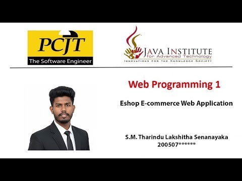 E-Shop Project | Task 02 | Web Programming 01 | Java Institute