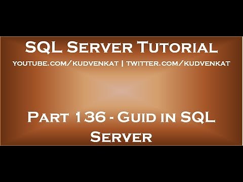 Guid in SQL Server