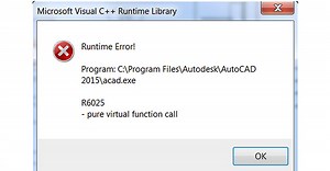 如何修复 R6025 纯虚函数调用 - ErrorTools