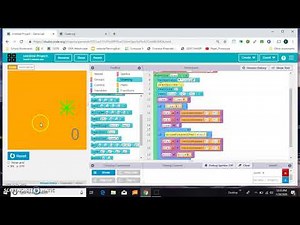Simple Clicker Game in Game Lab on Code.org