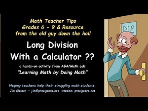 Long Division with a Calculator - Success Strategies for Teaching Struggling Math Students