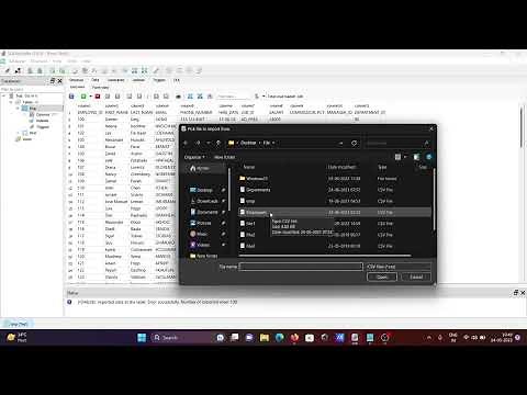How to import csv file in sqlite studio