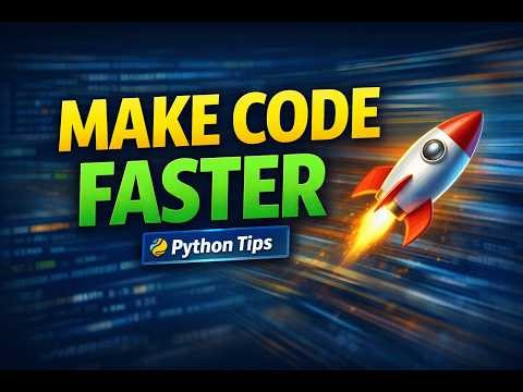 How To Make Your Python Program Faster 🚀 | Performance Optimization Guide