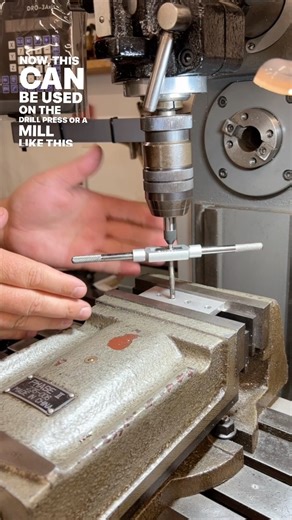 Using a spring-loaded tap follower to keep hand taps straight and accurate in the lathe or mill. It maintains pressure without side load, helping you start threads true and avoid broken taps—especially in tough materials. A simple tool that makes a big difference. #MachinistTools #TapFollower #ThreadingTips | High Caliber Craftsman Builds