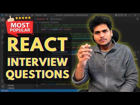 Top 12 React Interview Questions 🔥 for Freshers & Experienced | Preparation 2025 🚀