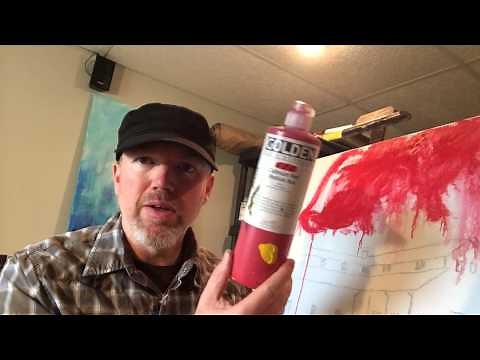 Using Modeling Paste with Acrylic Painting Tutorial