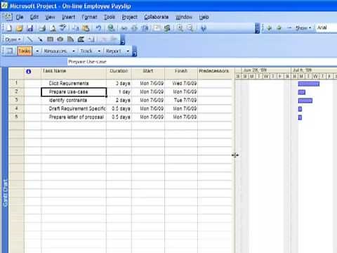 Microsoft Project Part 1