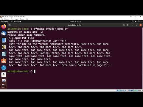 Extract text from PDF documents using the PyMuPDF in Python